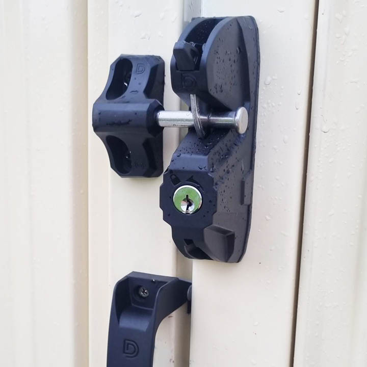 Gate lock black Burleigh Waters Gate lock black Burleigh Waters